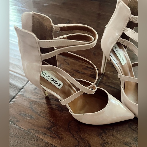 Steve Madden Nude Heels Size 8 - Picture 3 of 4